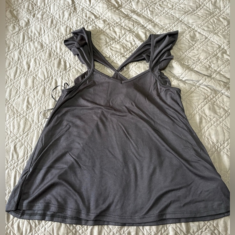Evereve Dark Gray Tank Top